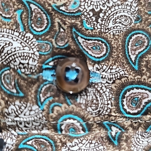 SIR,by Eddie Edward's mens Paisley shirt size large. Contrast cuffs and colar. - Picture 5 of 8